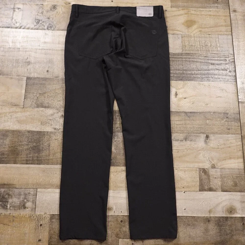 Adriano Goldschmied‎ green label pant 35x30 black lightweight golf